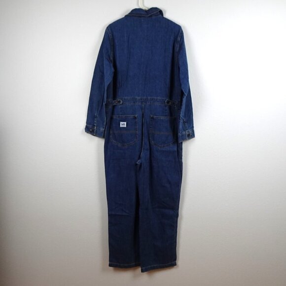 Lee Workwear Union Alls Jumpsuit Women's Size XL Coveralls Blue Denim NEW - Picture 7 of 10